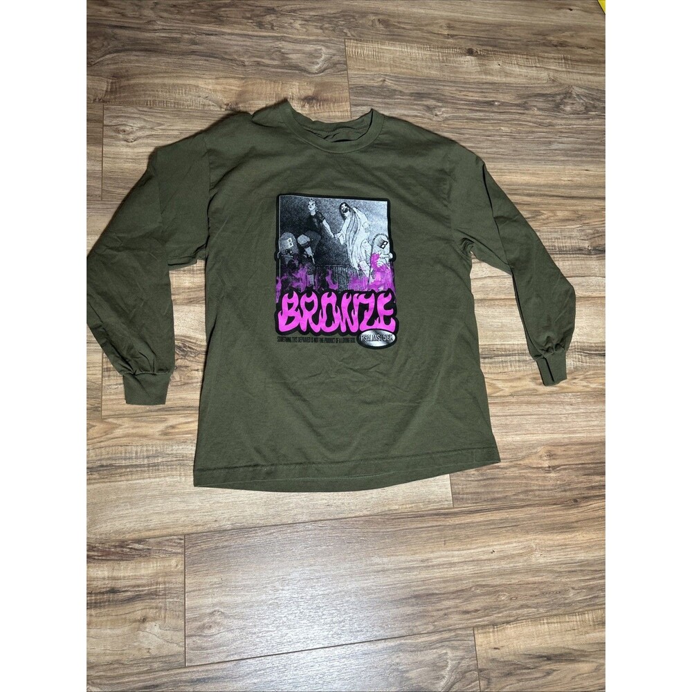 BRONZE 56K PSALMS 56 Large T Shirt Jesus Christ Skateboard Tee Men's Size Large